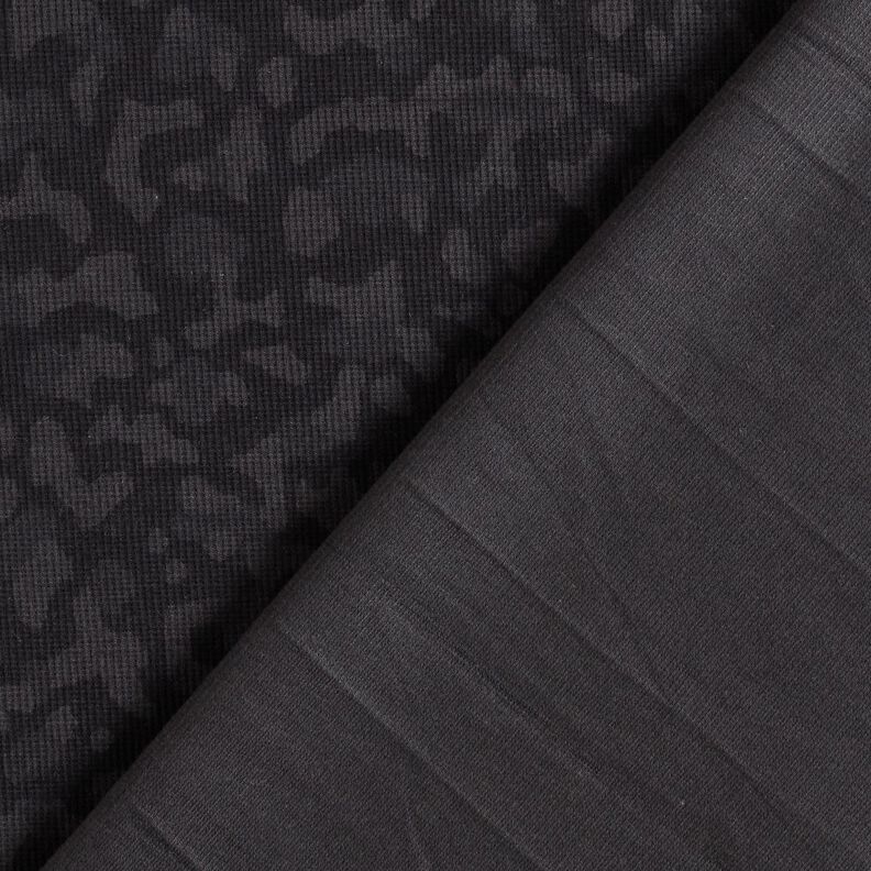 Rib jersey camouflage – anthracite,  image number 4