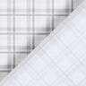 Double Check Cotton Poplin – white/silver grey,  thumbnail number 4