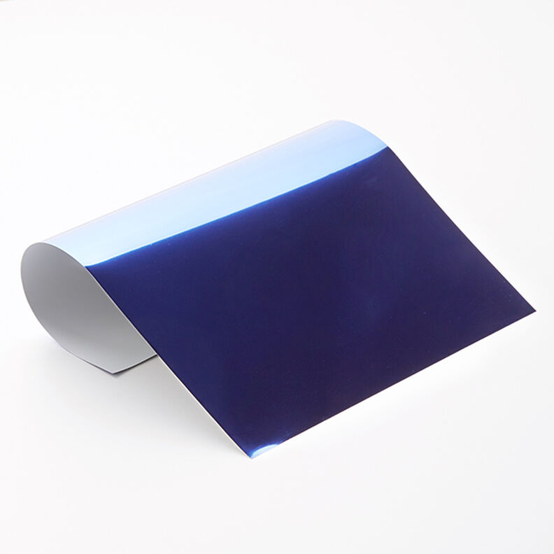 Glossy iron-on film Din A4 – royal blue,  image number 1