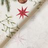 Decor Fabric Jacquard Lurex Fir Branches – natural/gold,  thumbnail number 4
