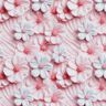 Cotton Poplin confectionary flowers Digital Print – light dusky pink,  thumbnail number 1