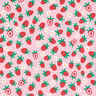 Cotton Jersey Sweet Strawberries | PETIT CITRON – pink,  thumbnail number 1