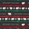 French Terry Määährry Christmas | Glitzerpüppi – black/chili,  thumbnail number 1