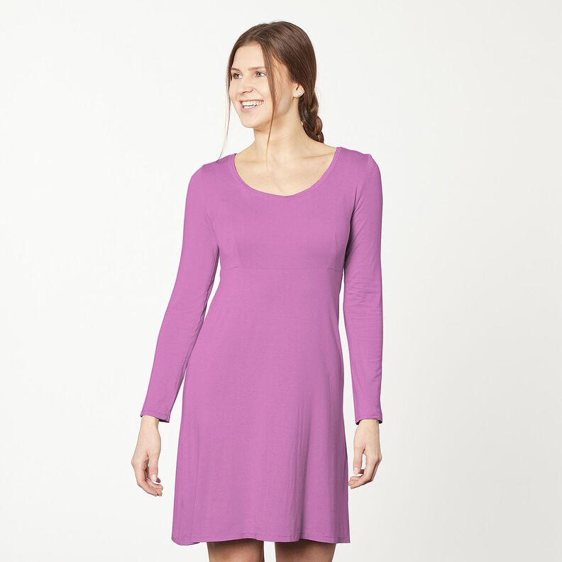 Medium Cotton Jersey Plain – red lilac, image number 10