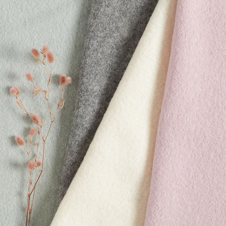 Fulled woollen loden – cream, image number 6