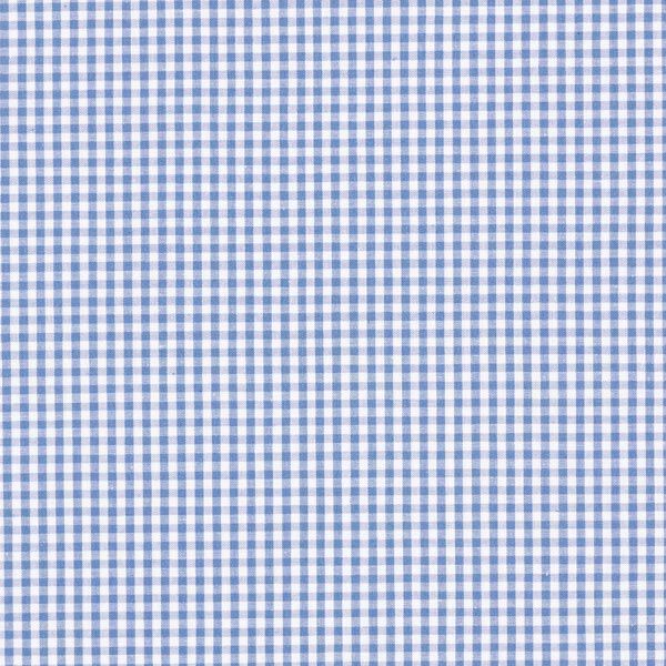 Cotton Poplin Small Gingham, yarn-dyed – denim blue/white,  image number 1
