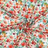 Viscose Voile Dobby Summer Meadow Digital Print – white/fire red,  thumbnail number 3