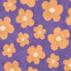 Teddy Fur Flowers | Poppy Fabrics &ndash; lavender/apricot, 