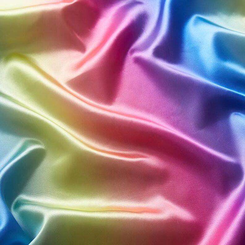 Polyester satin rainbow gradient,  image number 3