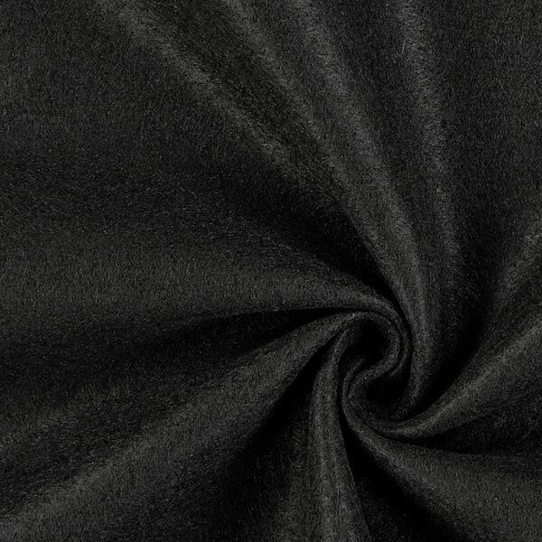 Felt 90 cm / 1 mm thick – black,  image number 1
