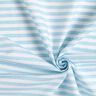 Cotton Cretonne casual stripes – light blue/white,  thumbnail number 3