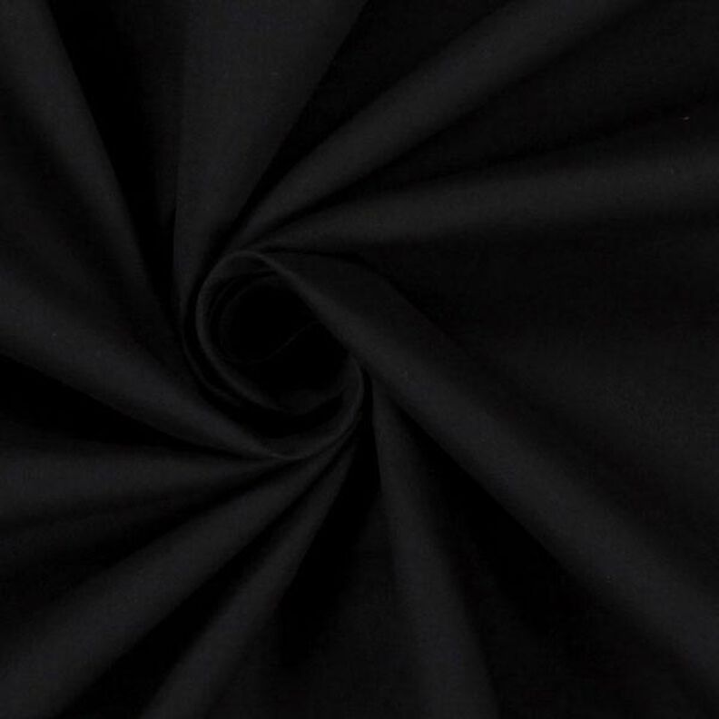 Stretch Poplin Fabric – black,  image number 2