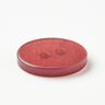 2-hole button shiny [Ø 15 mm] – dark dusky pink,  thumbnail number 3