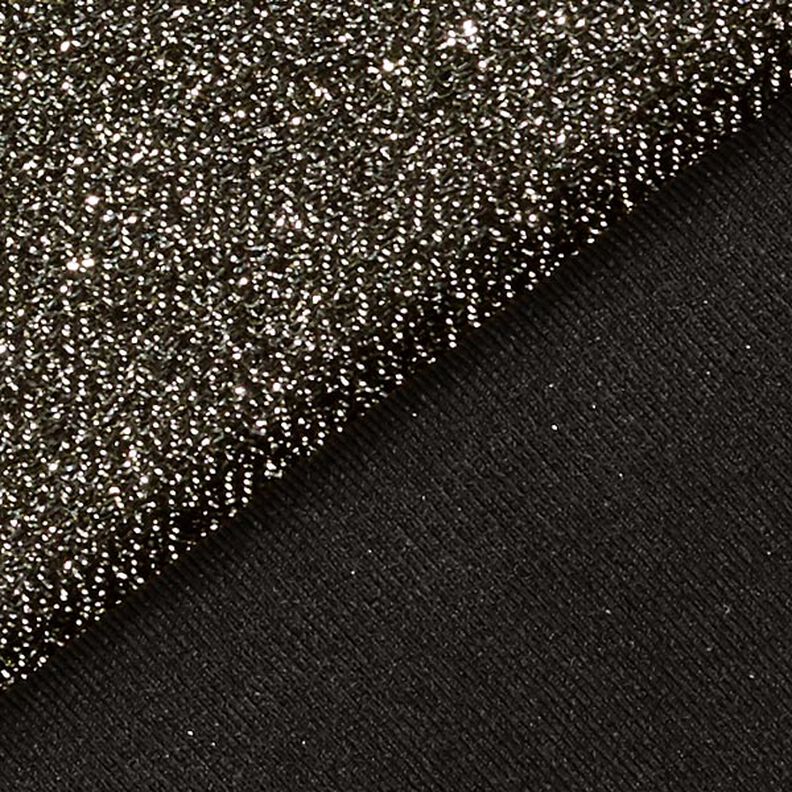 Glamour Tinsel Glitter Jersey  – black,  image number 3