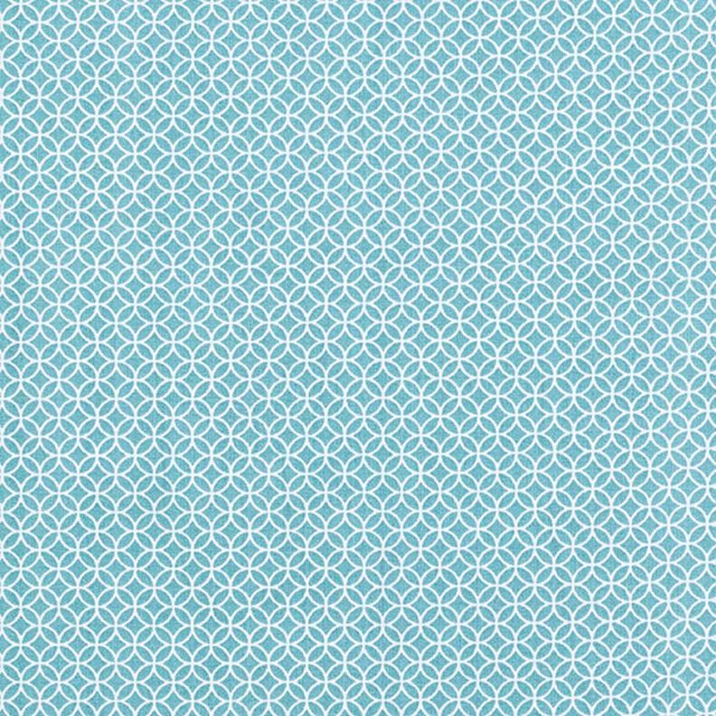 Cotton Cretonne small tile motif – light petrol,  image number 1