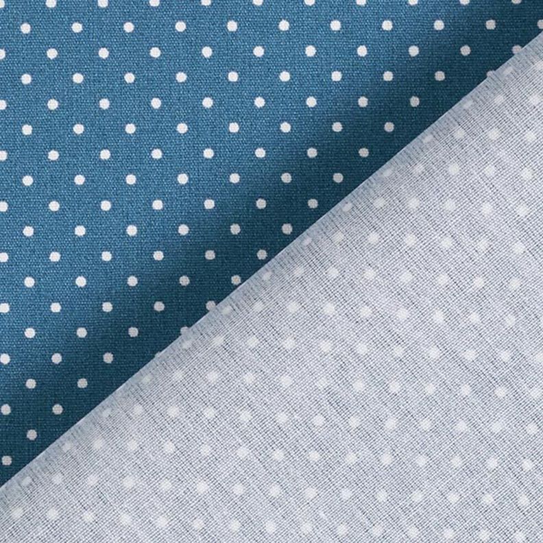 Coated Cotton Little Dots – denim blue,  image number 5
