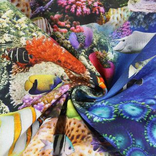 Aquarium Digital Print Decor Fabric, 