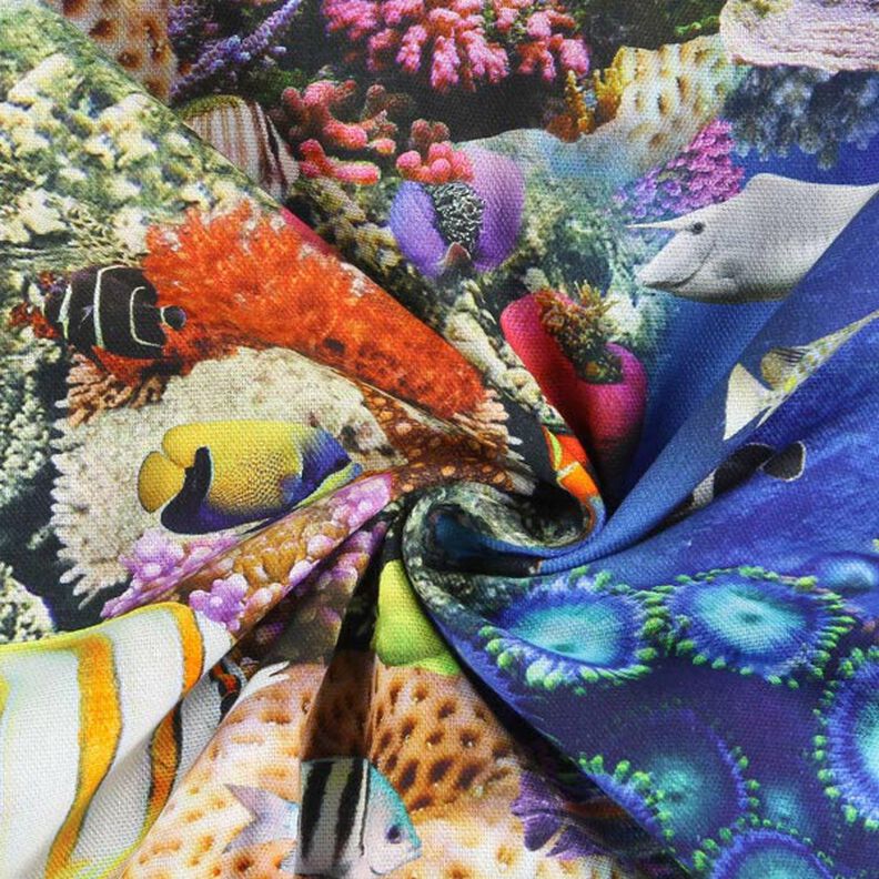 Aquarium Digital Print Decor Fabric,  image number 2