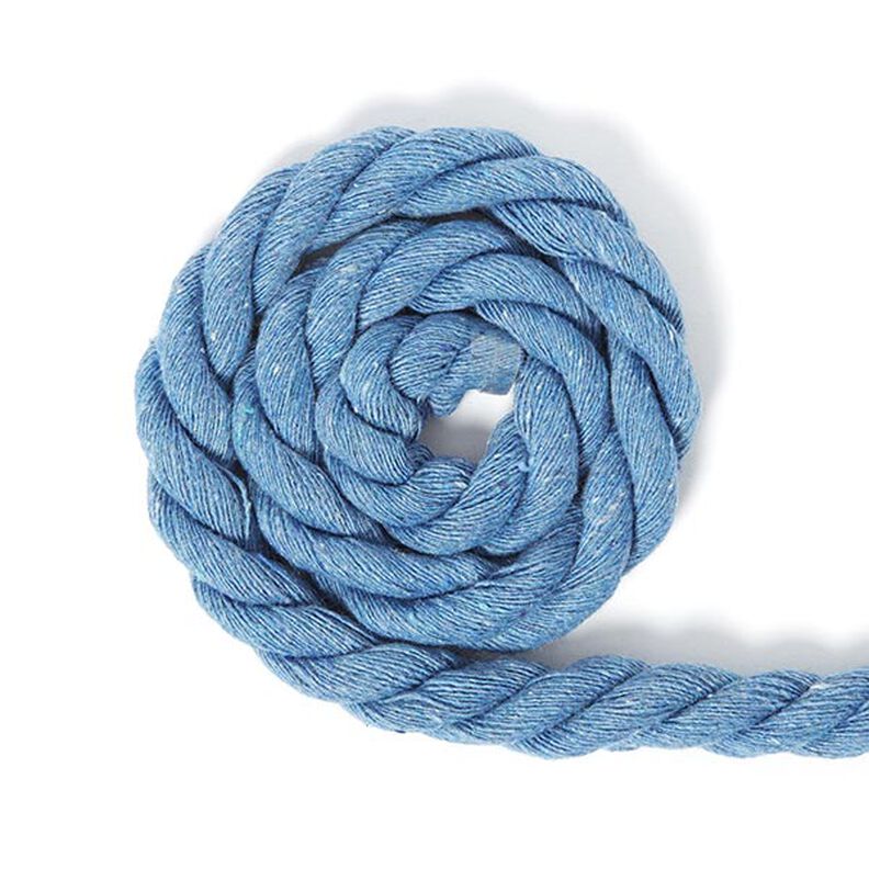 Cotton cord [Ø 14 mm] 14 - blue grey,  image number 1