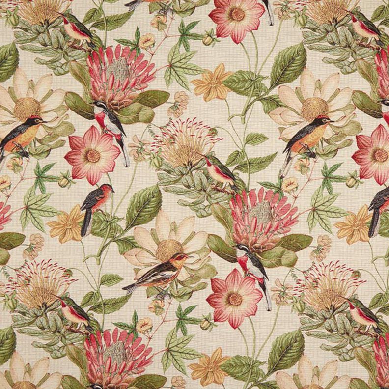 Tapestry Decor Fabric Birds – natural,  image number 1