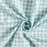Large gingham check seersucker – white/eucalyptus,  thumbnail number 3