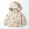 Raincoat Fabric colourful rainbows Digital Print – cream,  thumbnail number 7