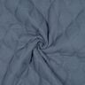 Quilted Fabric Muslin waves – blue grey,  thumbnail number 3