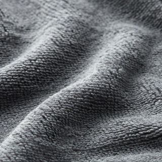 Cosy Towelling Bamboo Plain – dark grey, 