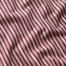 Decor Fabric Half Panama Fine Stripes – burgundy/natural,  thumbnail number 2