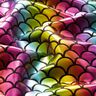 Foil Jersey Mermaid-scales rainbow – black/colour mix,  thumbnail number 2