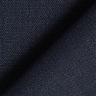 Linen fabric Stretch  – navy blue, 