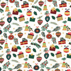 Cotton Poplin Gifts – offwhite/gold, 