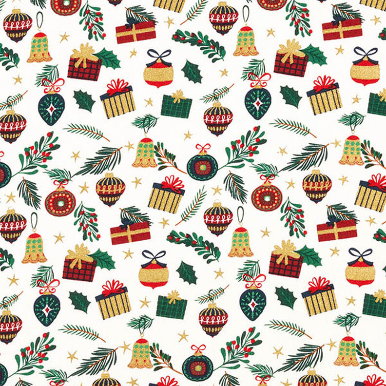 Cotton Poplin Gifts – offwhite/gold, image number 1