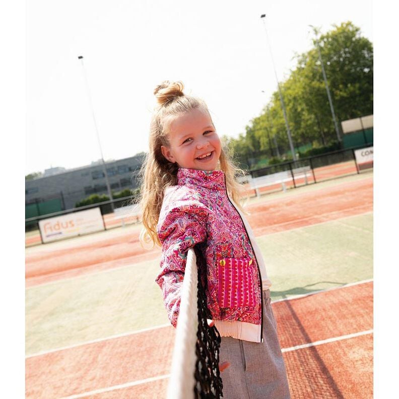 Quilted Fabric Doubleface Diamonds | Poppy Fabrics – blue lilac/chestnut,  image number 7