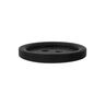 Basic 2-Hole Plastic Button - black,  thumbnail number 2