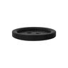 Basic 2-Hole Plastic Button - black,  thumbnail number 2