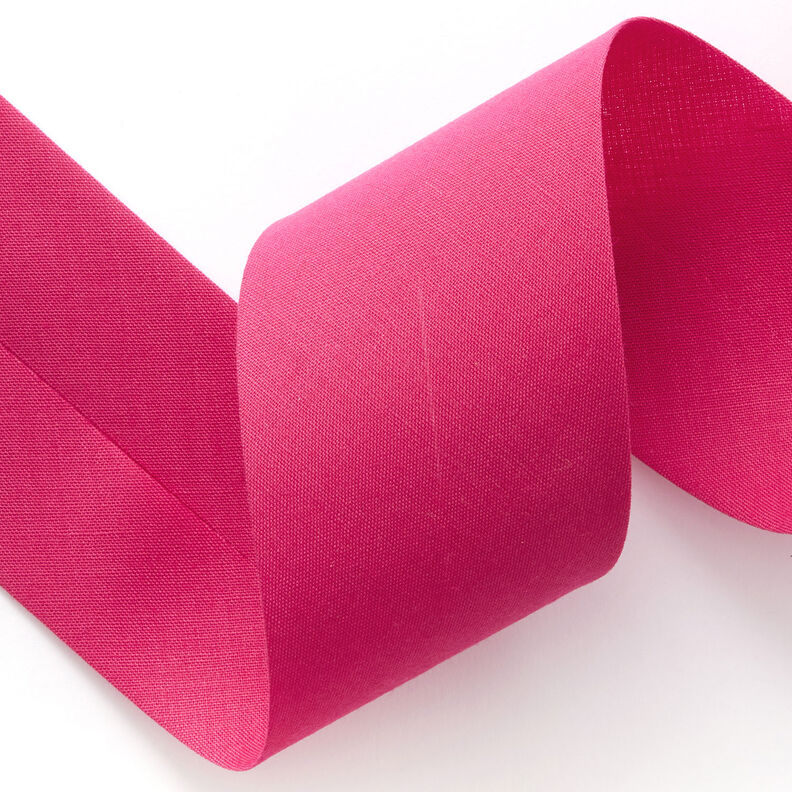 Bias binding Polycotton [50 mm] – intense pink,  image number 2