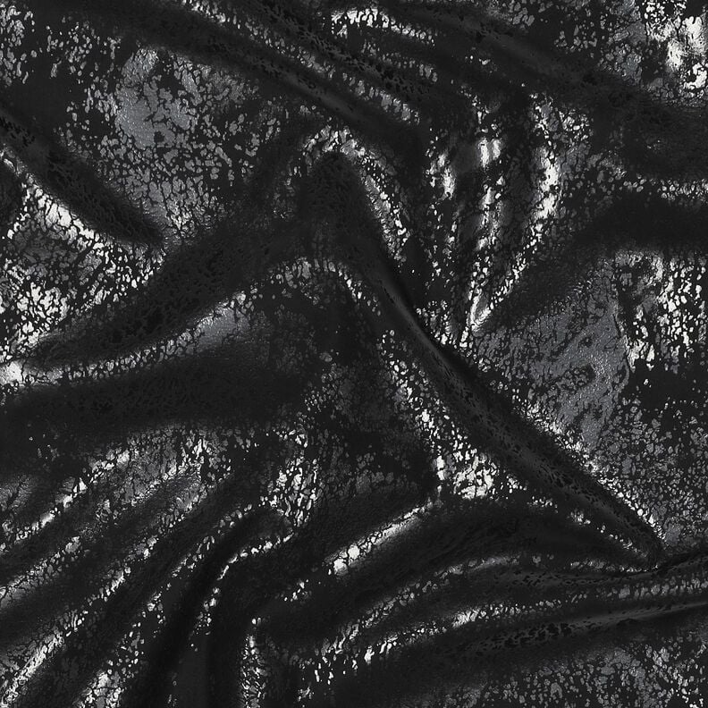 Imitation Leather spotted – black,  image number 2