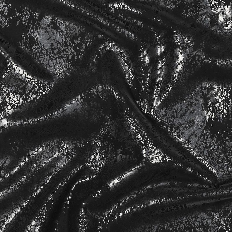 Imitation Leather spotted – black, image number 2