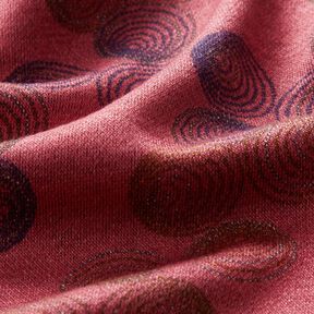 Viscose Jersey Colourful Circles – hollyhock, 