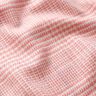 Glen Plaid Wool Fabric – pink,  thumbnail number 2