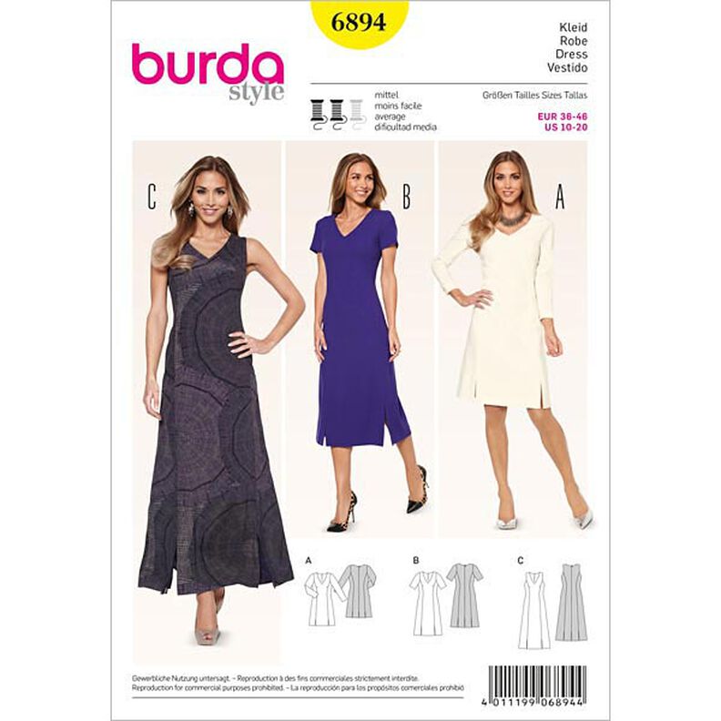 Dress, Burda 6894,  image number 1