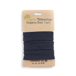 Bias binding Organic Cotton Jersey [3 m | 20 mm]  – midnight blue, 
