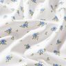 Cotton Poplin Delicate Roses – light blue/white,  thumbnail number 2