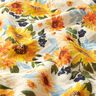 Double Gauze/Muslin sunflower meadow Digital Print | Poppy Fabrics – cream,  thumbnail number 2