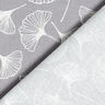 Cotton Cretonne Ginkgo – grey,  thumbnail number 4