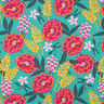 Cotton Poplin Fresh Flowers | Nerida Hansen – emerald green,  thumbnail number 1
