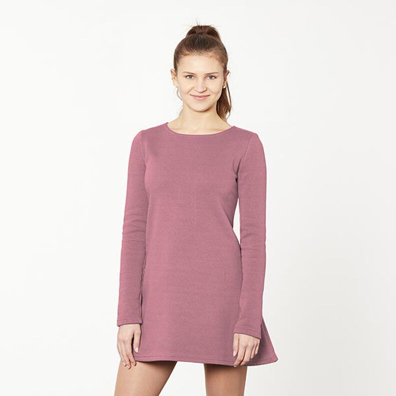 Light French Terry Plain – dark dusky pink,  image number 6
