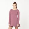 Light French Terry Plain – dark dusky pink,  thumbnail number 6