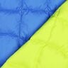 Quilted Fabric wavy squares – royal blue/neon green,  thumbnail number 4